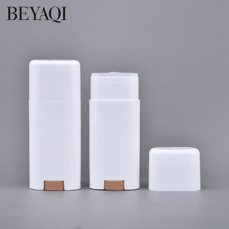 Embalaje Cosmético 40g Contenedor De Desodorante En Forma De Barra De Plástico Base Tubo De Barra De Protección Solar Tubo De Barra De Desodorante PP - PCR Contenedor De Desodorante