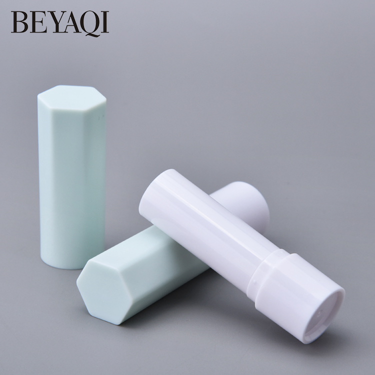 Usine En Gros Hexagone Luxe 4.5g 4.8g Vide Gelée Rouge À Lèvres Déodorant Tube Emballage Base Bar Conteneur