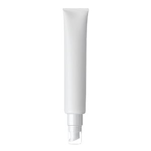 Sugarcane Biodegradable Cosmetic Packaging BB Airless Pump Plastic Tube Sunscreen Spf Lotion Tube With Airless Flat Pump