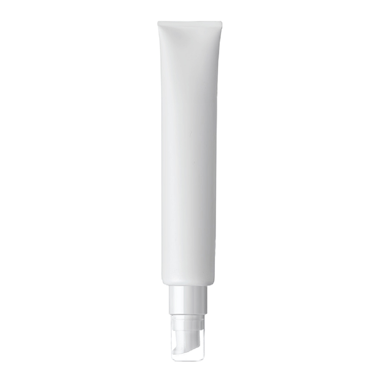 Tube de pompe sans air personnalisé de 20 ml 30 ml 40 ml 50 ml 100 ml Tube de BBcream en plastique cosmétique vide de luxe de qualité supérieure avec logo personnalisé