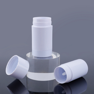 Sostituibile Girevole Twist Up Scrivi Nero Rosa Forma rotonda Materia smerigliata COME PETG 15g 30g 50g 75g Contenitore ricaricabile Imballaggio Deodorante antitraspirante Stick Vuoto