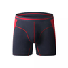 Man Qoton Breathable Spliced ​​Two Color Boxer Shorts