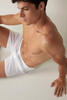 Hvid mands boxershorts