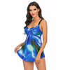Ladies Strap Cross Plus Size Tankini Swimsuits