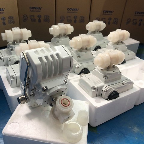 HK63-T Mini V&aacute;lvula Esfera Motorizada de 3 Vias COVNA Factory