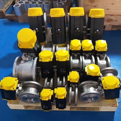 Pabrik COVNA Katup Kupu-Kupu yang Dioperasikan Worm Gear