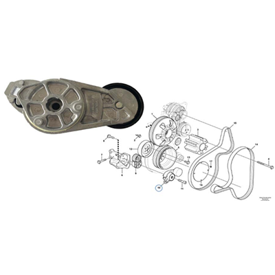Fullwon Original VOLVO Excavator Belt Tension Pulley