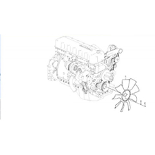 Fullwon ORIGINAL Volvo EC210B Excvator Spare Parts of Fan