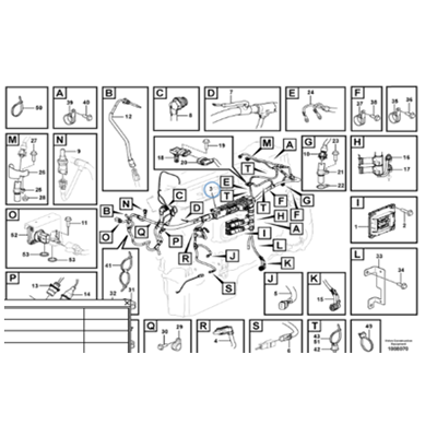 Fullwon Original VOLVO EC480D Excavator Engine Wiring Harness