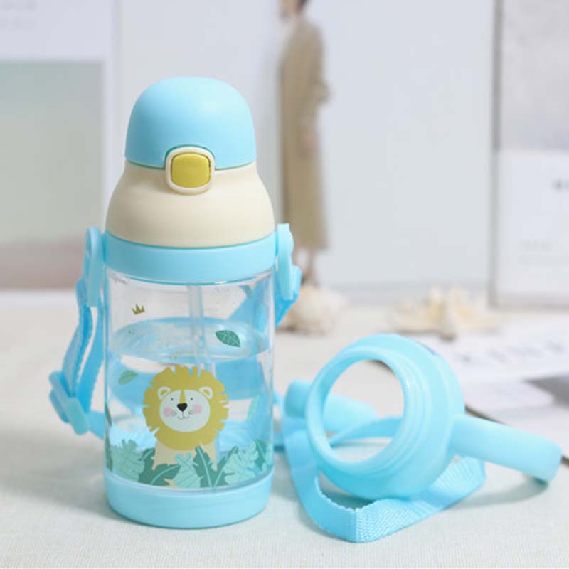 Toddler Tritan Cute Baby Cup Kids Children Learn Feeding Drinking Water ...