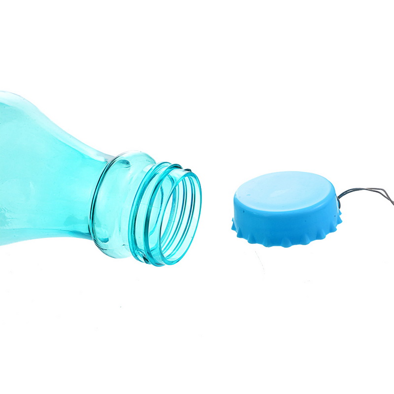 Plastic Sports Bottles For Water Leak-Proof Yoga Gym Fitness Shaker Water Bottle Fit Students Unbreakable Bottle