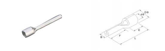 copper non insulated terminal