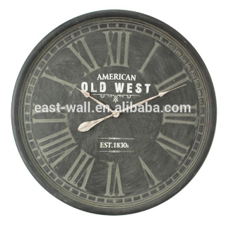 American old west est 1830s round mdf clocks for walls