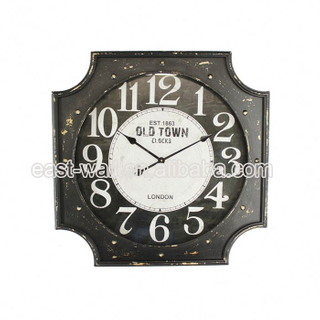 Classic Design Chic Iron 3D Clock Wall Decor For Children