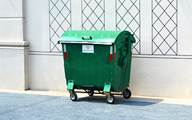 صندوق الغبار المجلفن بطبقة من المسحوق