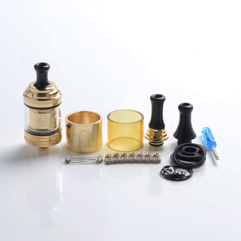 Authing-Vandy-Vape-Bape-burserker-mini-v2-mtl-rta-vape-atomizer-gold-20-25ml-22mm-pei-metal-tube（4）