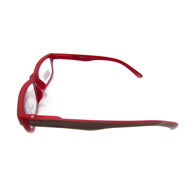 Imitation wood grain plastic reading glasses for women