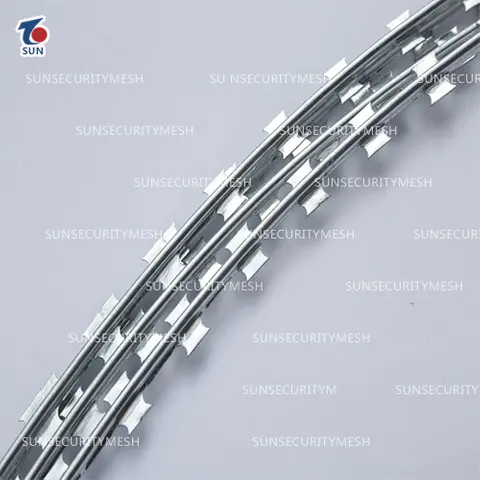 Straight Line Razor Wire