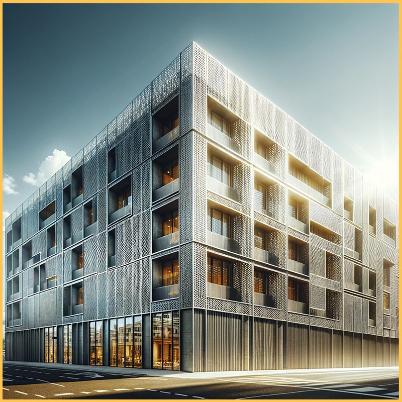 Unveiling the Aesthetic and Functional Brilliance of Perforated Metal in Architecture