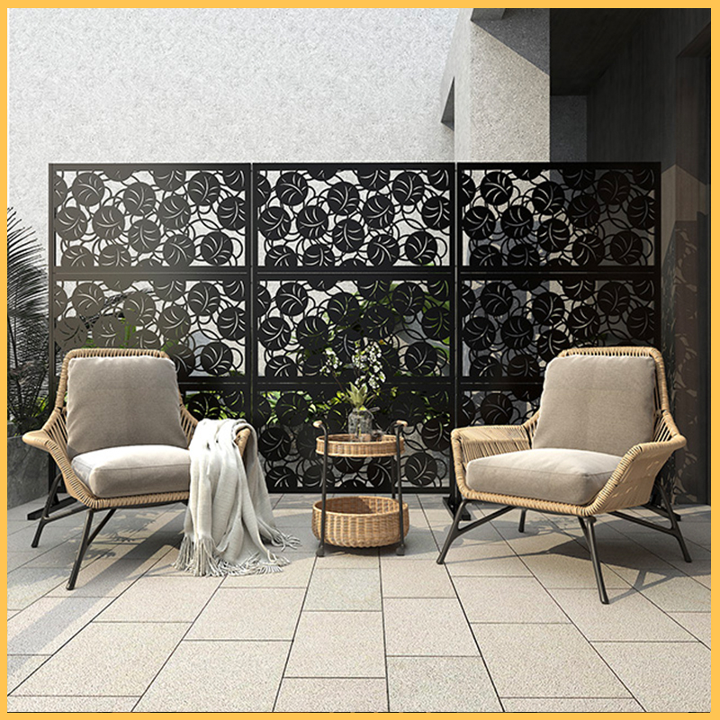 Metal Partition Privacy Screen