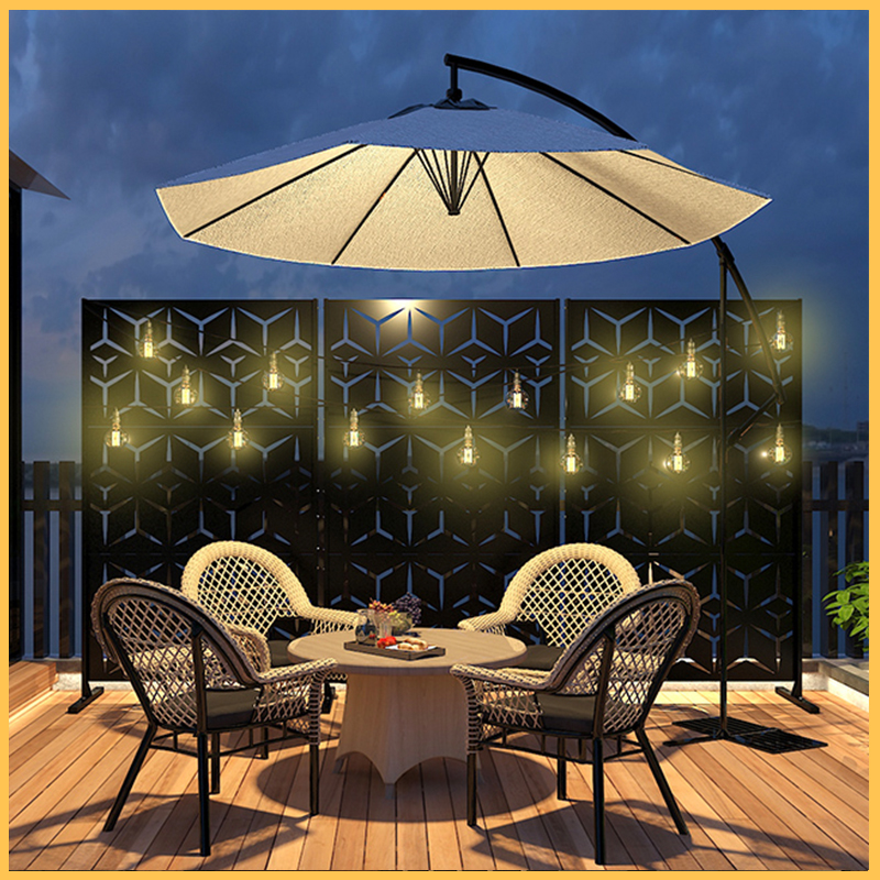 Metal Partition Privacy Screen