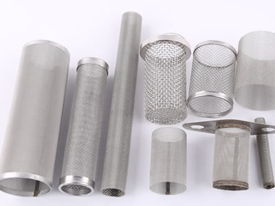 Stainless Steel Plain Woven Wire Mesh Filter Tube