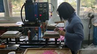 Heat stamp printing device