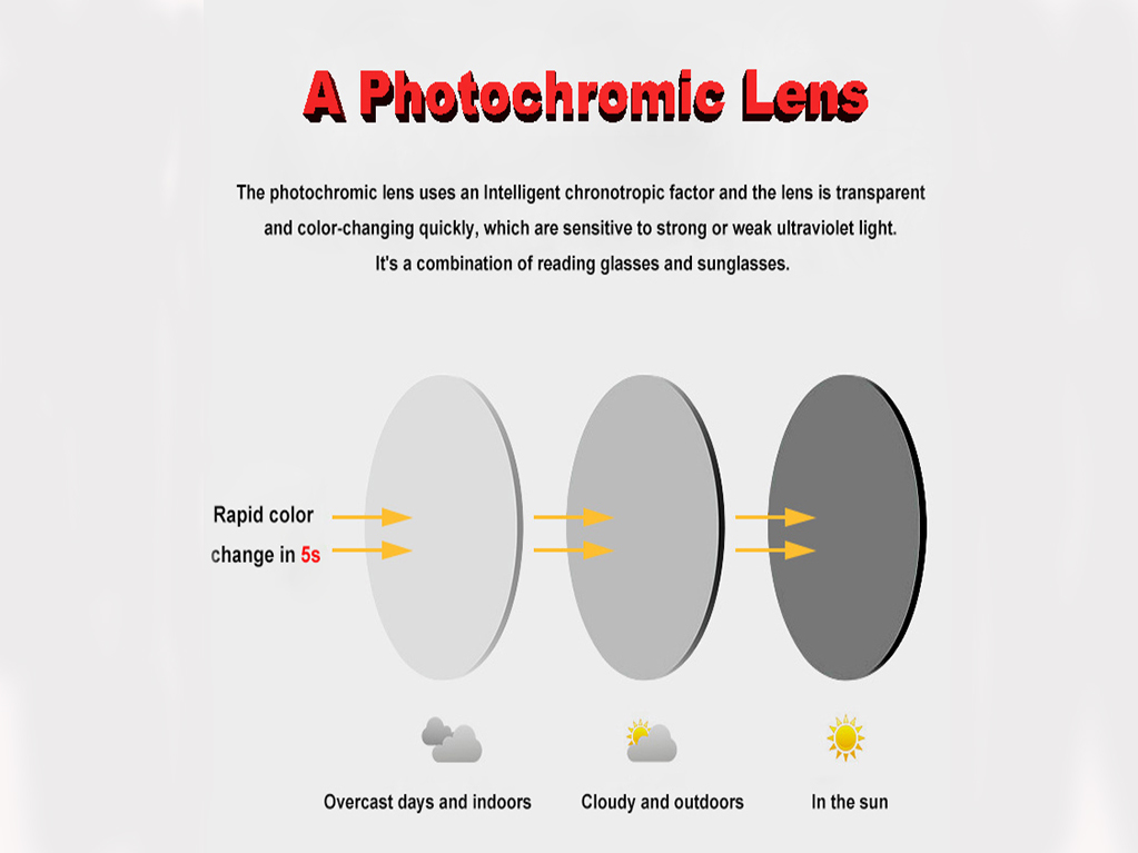"The chameleon" in readers glasses
