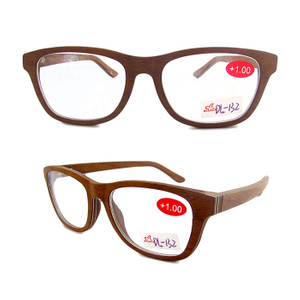 Wooden reading glasses