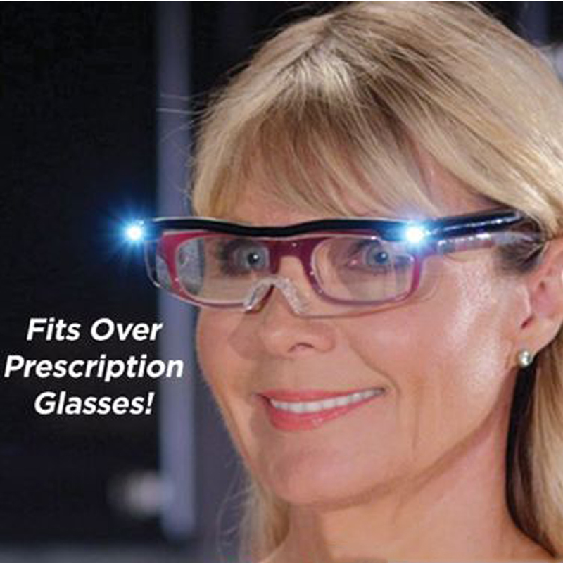 Rechargeable LED reading glasses
