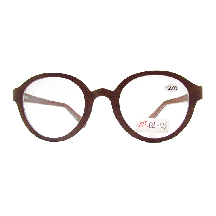 Wooden reading glasses
