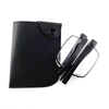 Foldable reading glasses with pouch