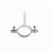 Food Grade Stainless Steel Round Tube Holder with Solid Bar DIN
