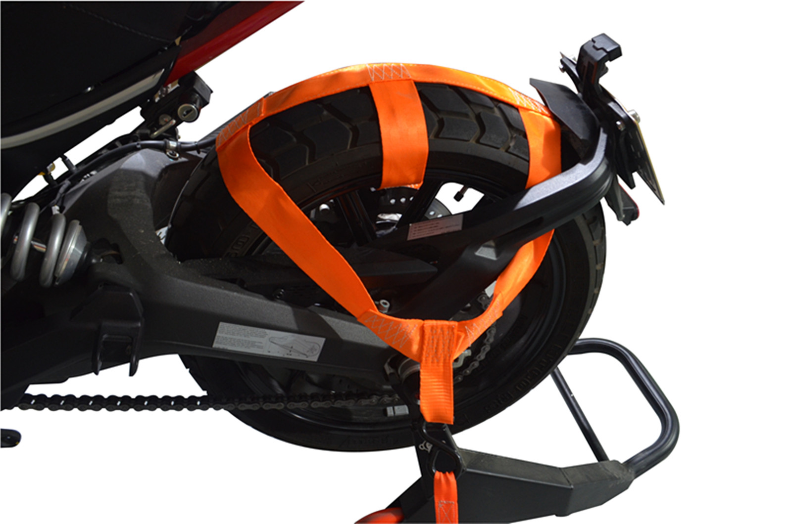 バイクオートバイリアホイールハンドルバートランスポートバーストラップ