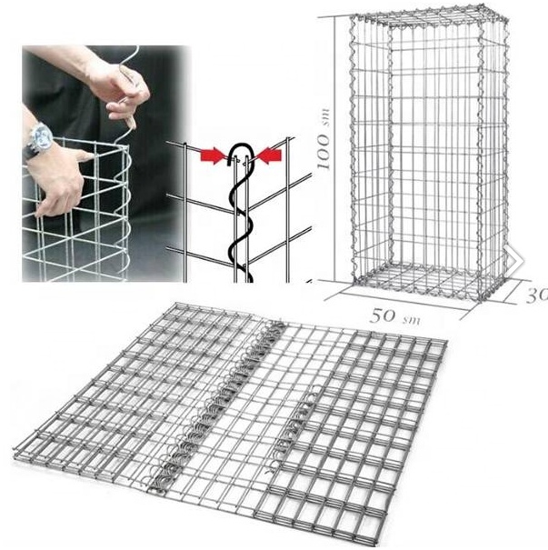 hot dipped galvanized welded rock cage