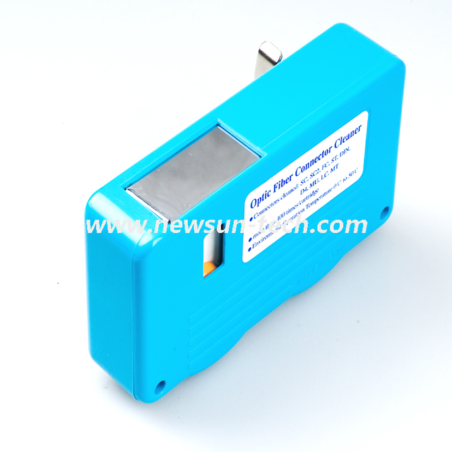 NS2-001 Fiber Optic Double-port And Single-port LC/SC/FC/ST/MU/D4/DIN Connector Of Cassette Cleaner 