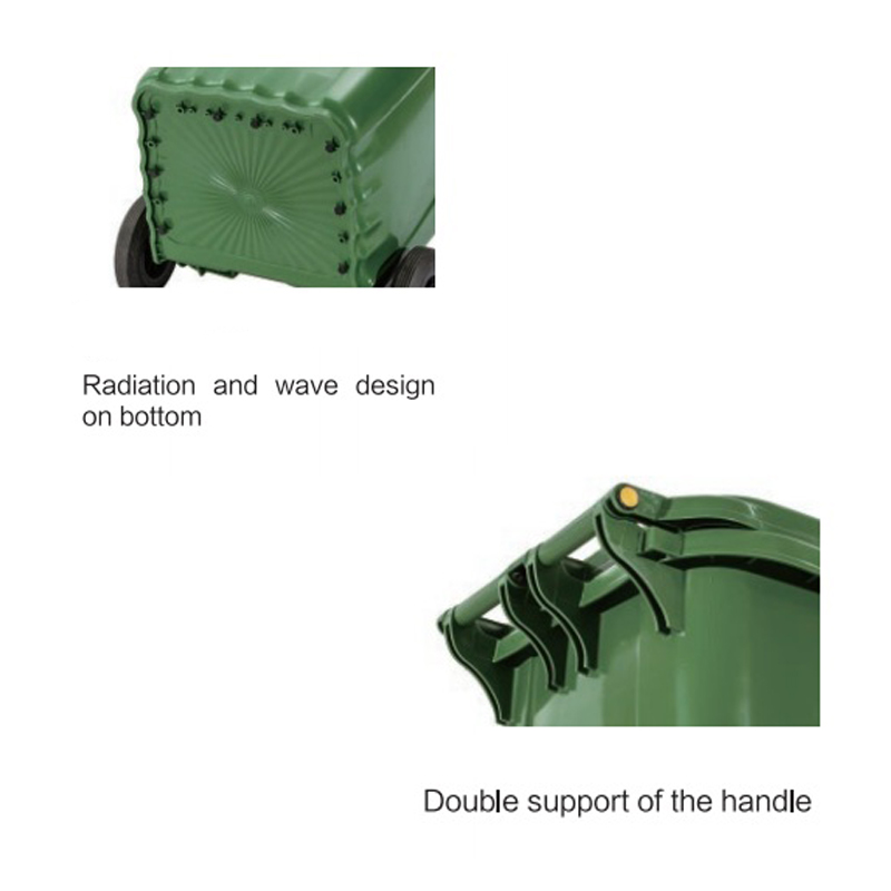 سلة المهملات البلاستيكية