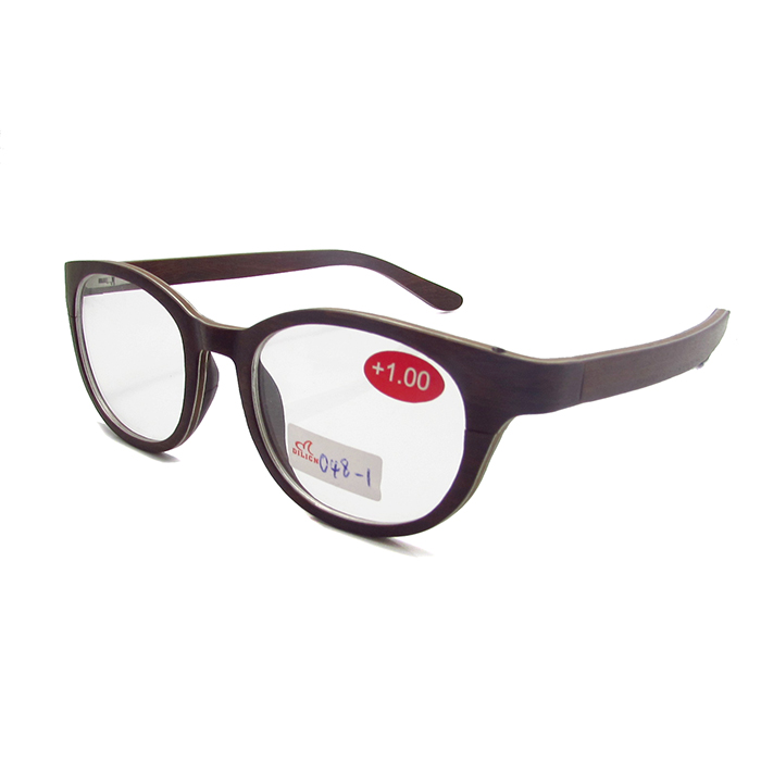 Wooden reading glasses