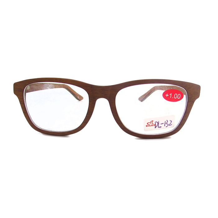 Wooden reading glasses