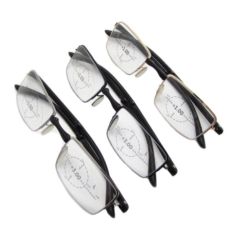 2020 new arrived foldable reading glasses with 360° ring focal eyewear for men