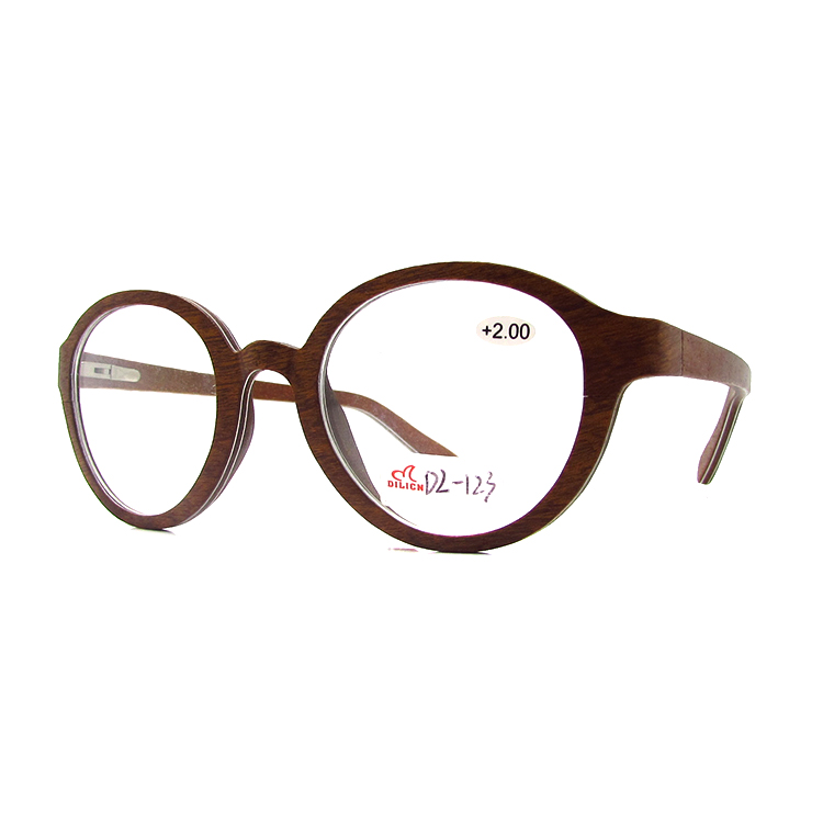 Wooden reading glasses