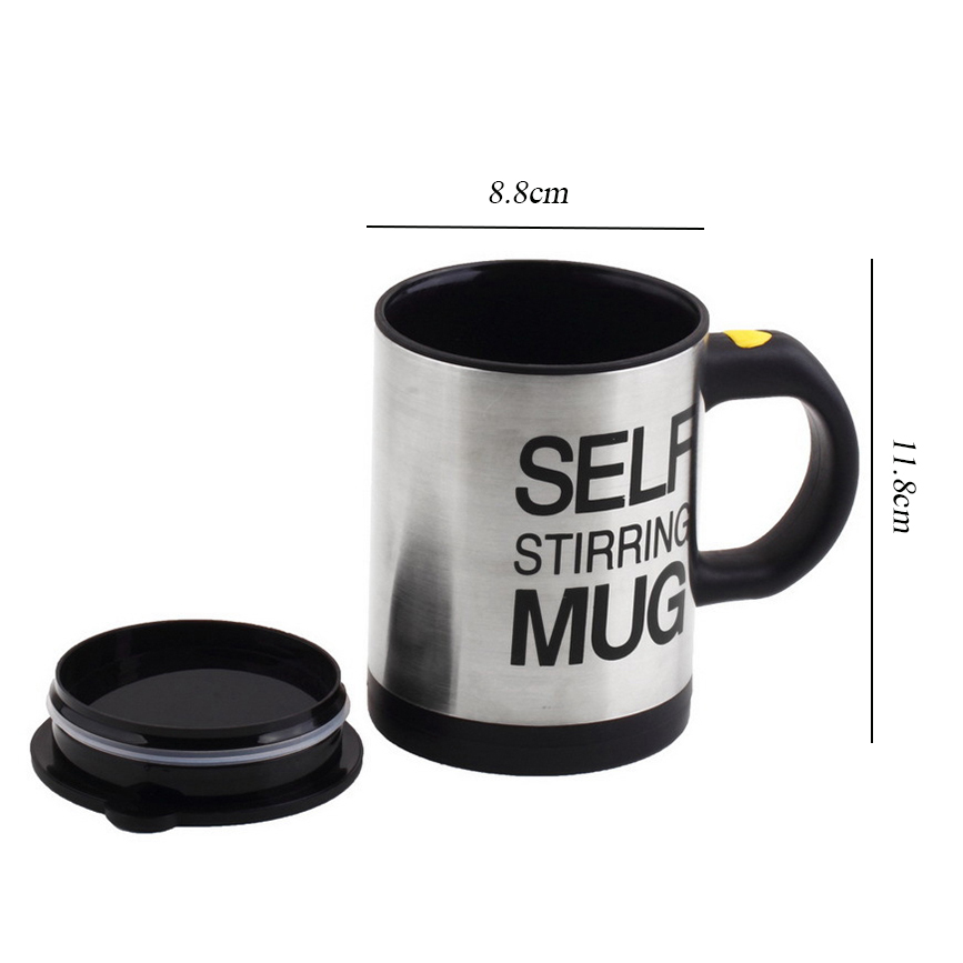 400ml Self Stirring Thermos Coffee Mugs Stainless Steel Automatic Electric Coffee Cups Gift Mug