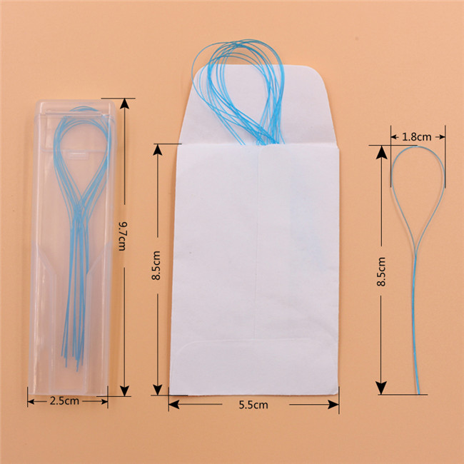 tama&ntilde;o del enhebrador de hilo dental