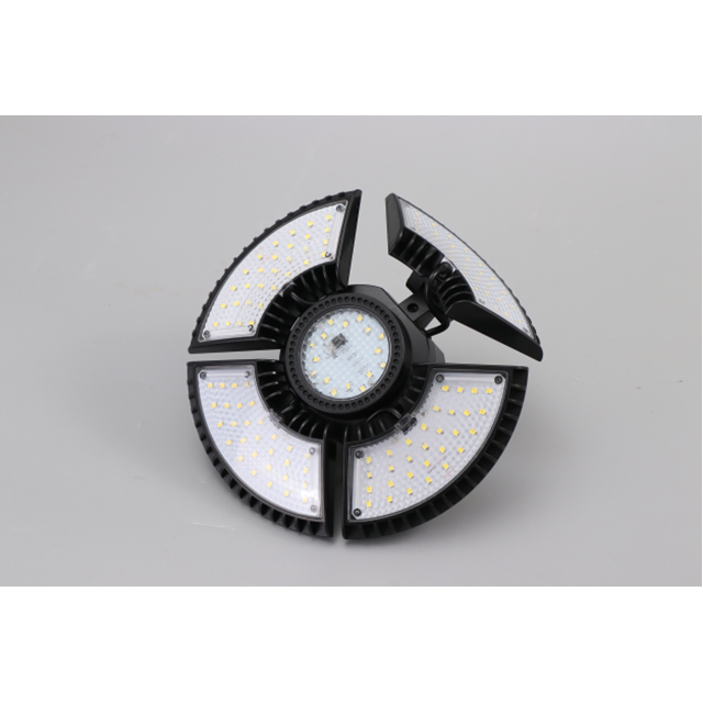 LED Solar UFO light IP65, foldable blade with remote controller