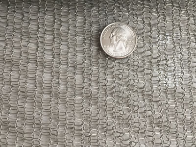 Knitted mesh with high strength.