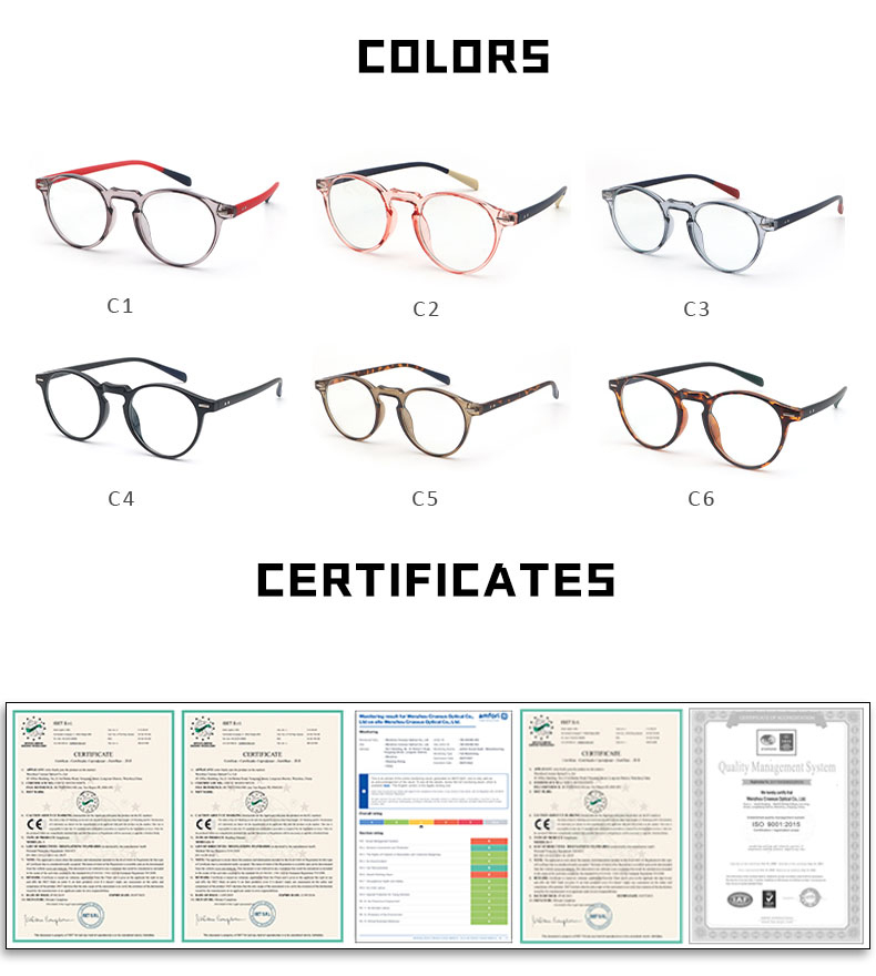 blue light glasses_colors