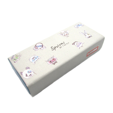 Portable Handmade Cartoon Printing Pattern Foldable Glasses Case Eyeglass Sunglasses Magnetic Leather Box