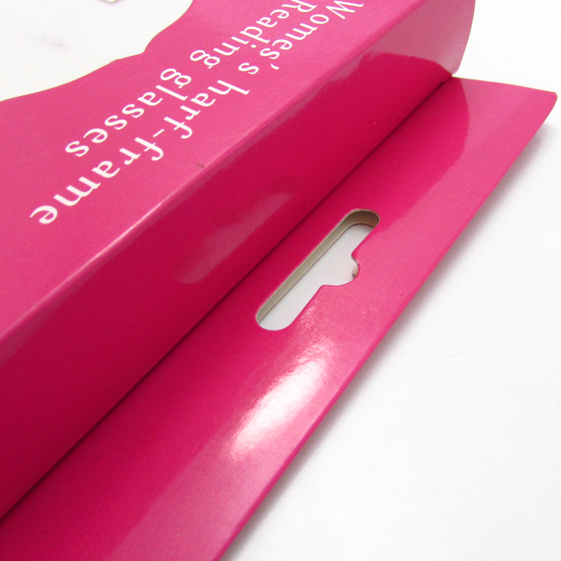 Package with clear pvc window display package box for women