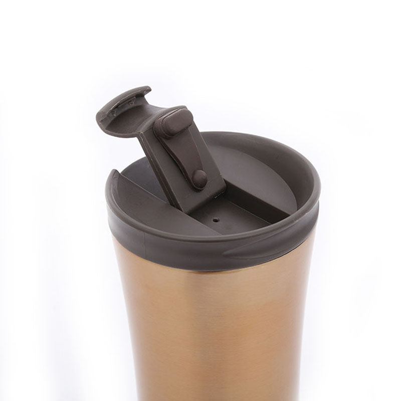 500ml Stainless Steel Tumbler Mug with Flip Lid Insulated Travel Mug Office Desk Coffee Cup 