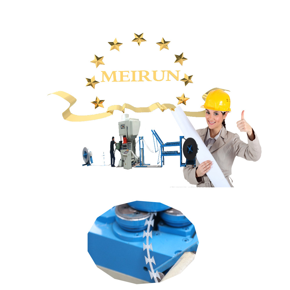 NEW GENERATION HIGH SPEED RAZ0R WIRE MAKING MACHINE CONCERTINA WIRE MACHINE